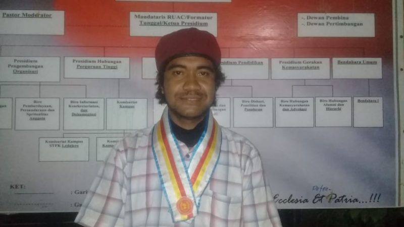 Foto: Presidium Gerakan Kemasyarakatan PMKRI Maumere Alvin Aha;