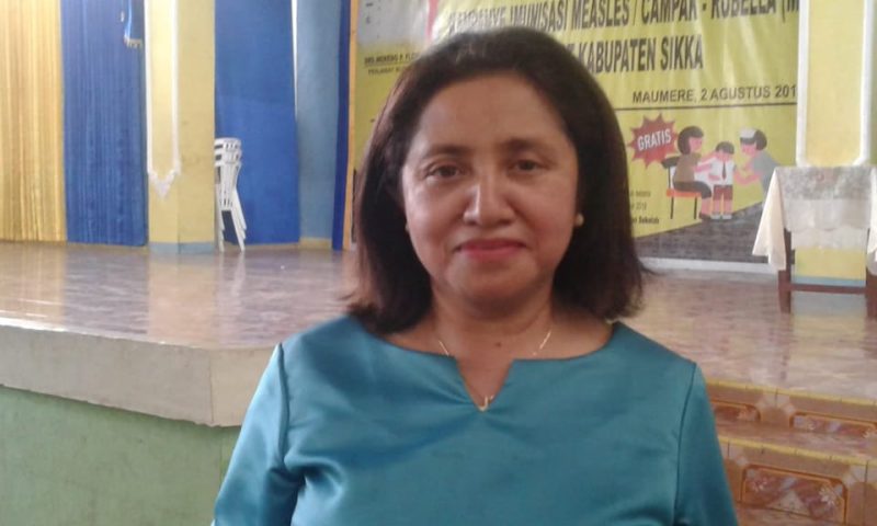 Kepala Dinas Kesehatan Kabupaten Sikka Maria Bernadina Sada Nenu