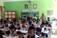 Suasana Lomba Menulis Cerpen di SMAK Frater Maumere, Sabtu (22/9)
