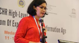 Wakil Indonesia untuk Asean Intergovernment Commison of Human Rgihts (AICHR) Dinna Wisnu