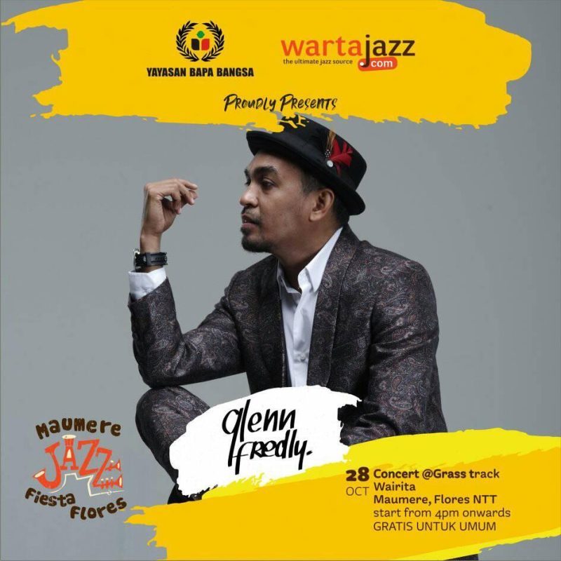 Glenn Fredly, salah satu musisi yang bakal tampil pada Suryanation Maumere Jazz Fiesta Flores 2018 di Maumere, Sabtu-Minggu (27-28/10) pekan depan