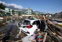 Suasana Palu pasca diterjang gempa dan tzunami