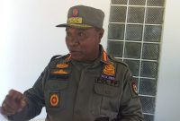 Kepala Dinas Polisi Pamong Praja dan Pemadam Kebakaran Kabupaten Sikka Yoseph Benyamin