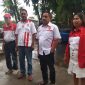 Ketua DPK PKP Indonesia Sikka Hildegardis Sunur (paling kanan) saat mendampingi Ketua DPP PKP Indonesia NTT Yan Mboeik pada kegiatan pembekalan calon legislatif di Aula Central PKP Indonesia, Selasa (20/11)