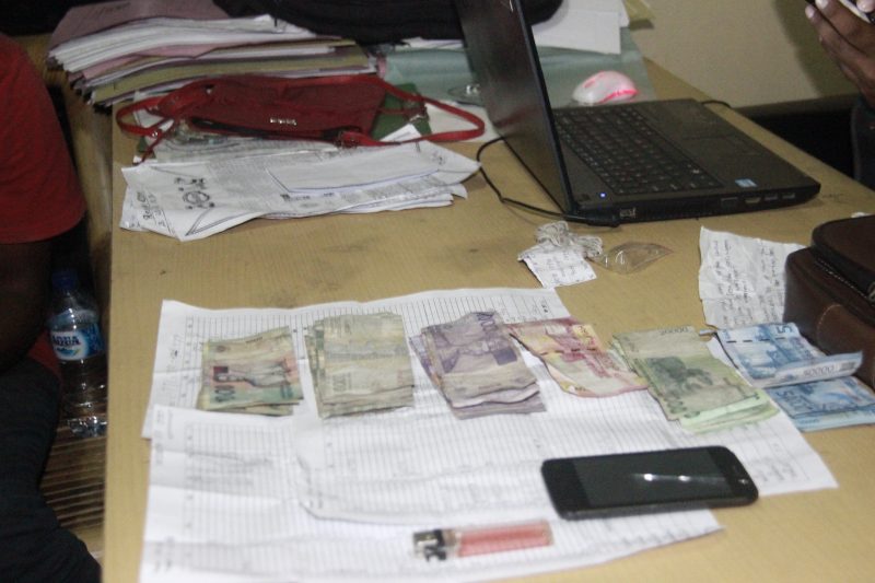 Sejumlah barang bukti judi kupon putih yang disita aparat Polres Sikka dari tangan penjual dan pengepul