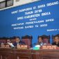 Suasana paripurna penetapan persetujuan DPRD Sikka tentang RAPBD TA 2019, Senin (31/12/2018) lalu