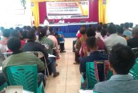 Suasana Bimbingan Teknis bagi PPS di Kabupaten Sikka, Selasa (12/3) di Aula Henrik Maumere