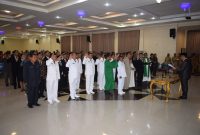Bupati Sikka Fransiskus Roberto Diogo melantik 74 pejabat eselon 3 dalam lingkup Pemkab Sikka, Senin (4/3) di Aula Sikka Comvention Center (SCC)