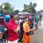 Suasana di Pelabuhan Feri Kewapante, Kamis (7/3) pasca tenggelamnya dua pemuda