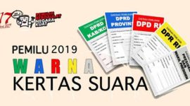 Spesimen jenis surat suara Pemilu 2019