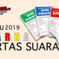 Spesimen jenis surat suara Pemilu 2019