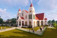 Desain wajah baru Gereja Centrum Maumere