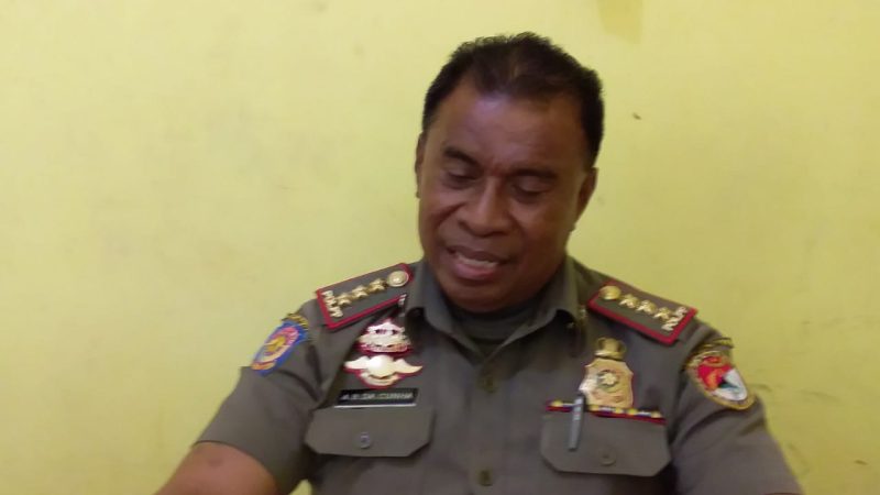 Sekretaris Satpol PP Adeodatus Buang da Cunha