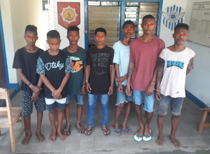 Para pelaku pencurian pipa gas di PLTMG Wairita 