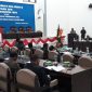 Suasana sidang paripurna di DPRD Sika