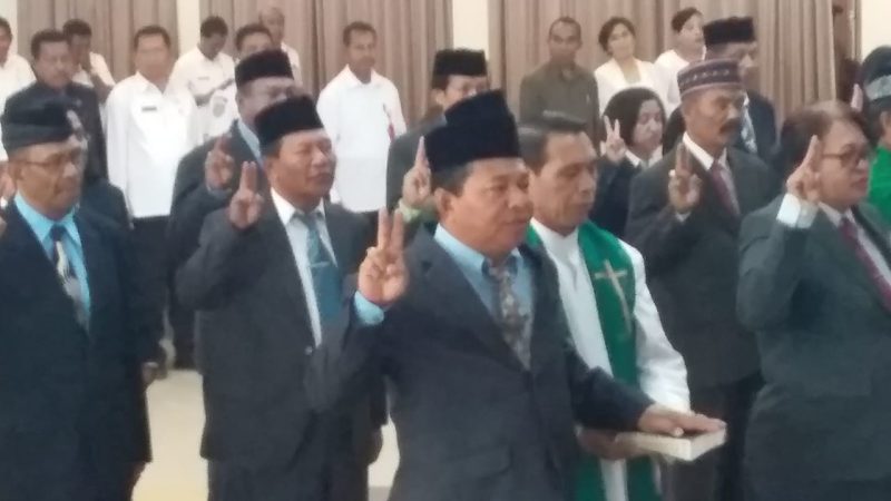 Bupati Sikka melantik 15 pejabat eselon 2 di Gedung SCC, Rabu (24/7)