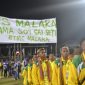 Tim Persemal Malaka saat defile kontingen