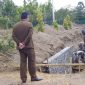 Bupati Sikka Fransiskus Roberto Diogo meninjau proyek di Jalan Lingkar Luar beberapa waktu lalu