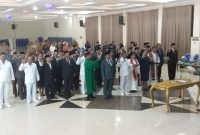 Bupati Sikka Fransiskus Roberto Diogo melantik 43 pejabat eselon 2 dan eselon 3 di Gedung SCC, Selasa (13/8