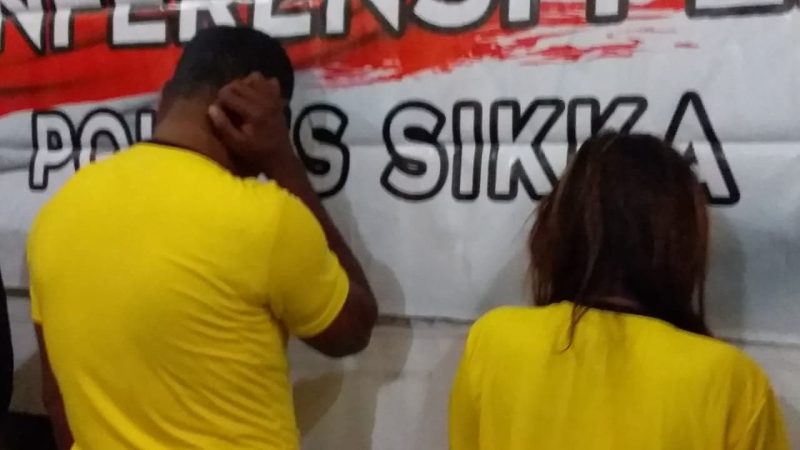 Terduga tersangka pengguna sabu-sabu di Maumere