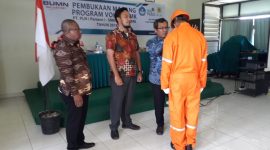 Pelepasan pelajar SMKN 1 Maumere yang akan melakukan praktik kerja lapangan, Jumat (6/9) di Hotel Pelita Maumere