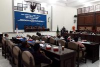Suasana paripurna penetapan APBD Perubahan 2019, Senin (30/9)