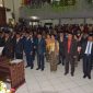 Suasana pelantikan anggota DPRD Sikka, Senin (26/8)