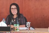 Pelaksana Tugas Kepala Dinas Pemerintahan Desa Fitrinita Kristiani