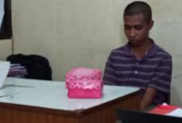 Yulius Santoso Wisma alias San, tersangka pencurian sepeda motor