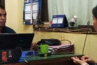 Penyidik Tipikor sedang meminta keterangan dari Pimpinan PT Palapa Liliana Pantoro,  Kamis (21/11)