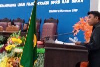 Sekretaris Fraksi Partai Golkar Antonius Hendrikus Rebu