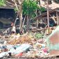Sampah menumpuk di Pasar Alok, kondisi Kamis (28/11)
