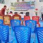 Ruangan kosong pada acara pelepasan warga TPA di Kantor Disnakertrans Sikka, Sabtu (30/11)