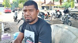Inosensius Ino di Mapolres Sikka, Selasa (3/12)