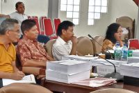 Tim Anggaran Pemerintah Daerah Kabupaten Sikka pada rapat Banggar, Jumat (13/12)