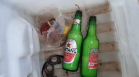 Bahan peledak siap pakai yang diamankan dari pelaku pemboman ikan