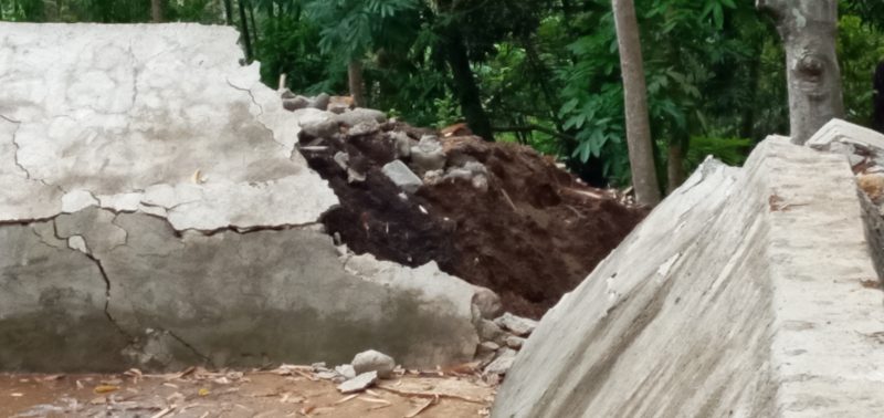 Kondisi embung di Natawulu, Rabu (15/1)