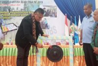 Bupati Sikka membuka RAT Tahun Buku 2019 Kopdit Bahtera Sejahtera, Sabtu (25/1) di Kheurubim Hall Convention