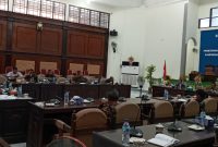 Suasana RDP antara DPRD Sikka dan Satpol PP dan Damkar Sikka, Selasa (28/1)
