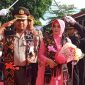 Tradisi pedang pora di Mapolres Sikka, Rabu (19/2)