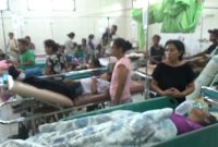 Suasana pasien DBD di UGD RSUD TC Hillers Maumere beberapa waktu lalu