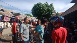 Tentara Bubarkan Sabung Ayam di Pasar Alok