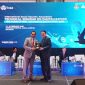 Direktur Utama BPJS Kesehatan Fachmi Idris memberikan paparan dalam forum Technical Seminar on Digitalization New Forms of Work: Focussing on Occupational Risks di Kuala Lumpur, Malaysia, Kamis (20/2)