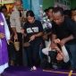 Suasana pemakaman korban DBD, Jumat (21/2)
