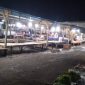 Suasana Pasar Senja Wuring di malam hari