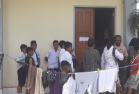 Suasana di Seminari BSB Maumere, Selasa (25/2)