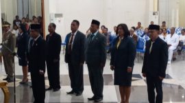 Sembilan kepala dinas yang dilantik, Senin (2/3)
