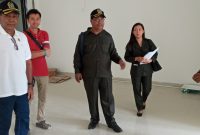 Tim DPRD Sikka memantau Proyek Pembangunan Gedung IGD, Jumat (13/3)