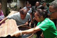 Sosialisasi pemberantasan sarang nyamuk di Kelurahan Nangalimang, Kamis (12/3)