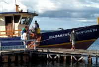 KM Banawa Nusantara 109 yang mengangkut ODP dari Lembata